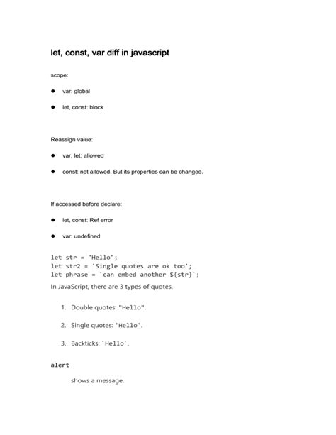 Js Notes