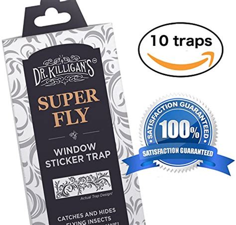 Super Fly | Window Sticker Fly Traps | Sticky Fly Strip | Indoor Insect Trap | Get Rid of Flies ...