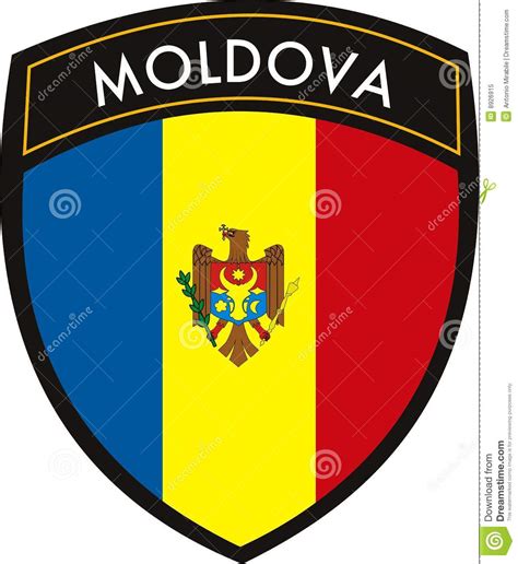 Indicador De Moldova Ilustraci N Del Vector Ilustraci N De Azul