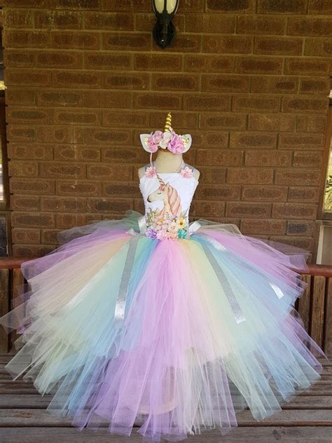 Pastel Unicorn Tutu Dresses Birthday Girl Unicorn Dress - Etsy