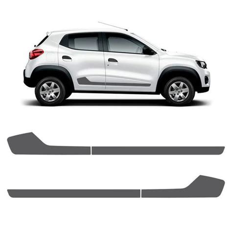 Faixa Kwid 2018 2020 Adesivo Lateral Modelo Original Renault