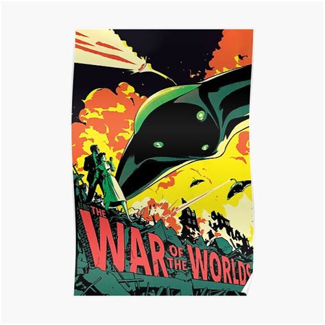 "War of the Worlds 1953 Movie Vintage Poster" Poster for Sale by ...