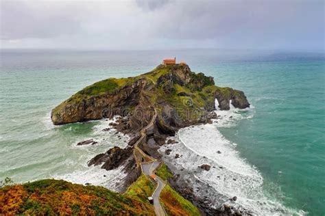 San Juan De Gaztelugatxe Spain Stock Image Image Of Gaztelugatxe