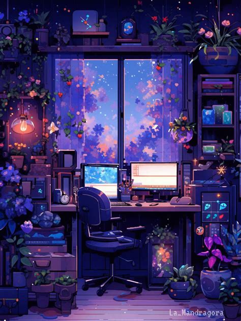 Violet room by LaMandragora on DeviantArt