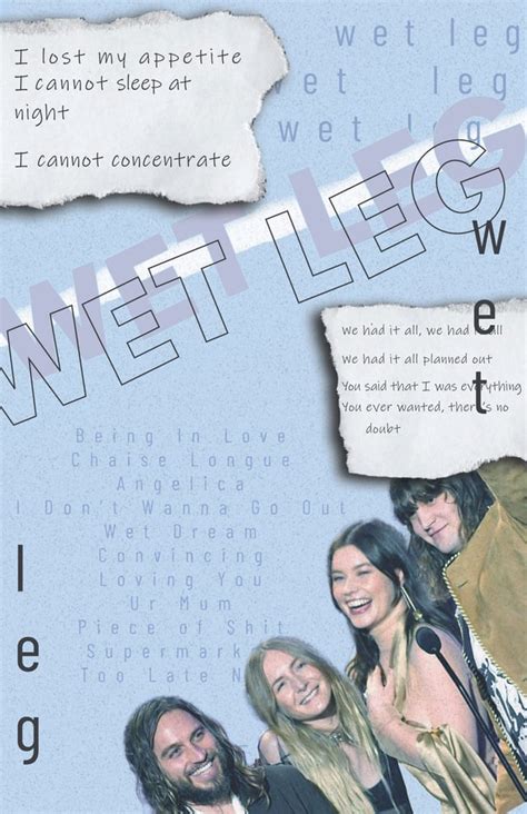 Made A Wet Leg Band Poster To Celebrate The Grammy Win Rwetleg