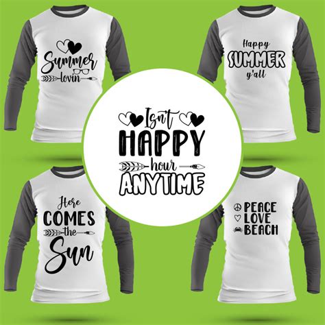 Beach T Shirt Designs Bundle Masterbundles