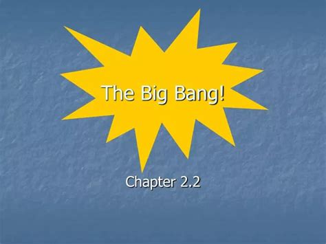 Ppt The Big Bang Powerpoint Presentation Free Download Id 4706940