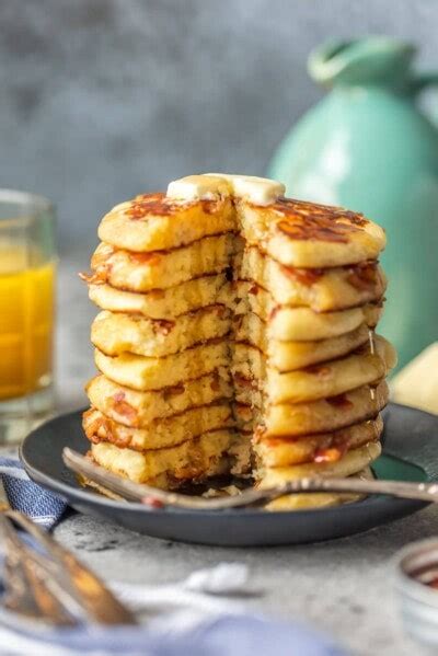 Bacon Pancakes Recipe - The Cookie Rookie®