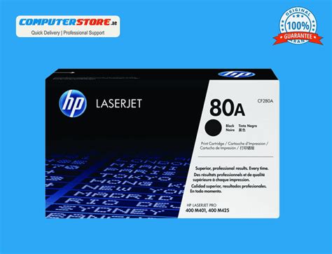 HP 80A Black Original Toner Cartridge CF280A Quick Delivery