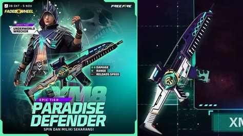 Cara Mendapatkan Gun Skin Xm Paradise Defender Ff Terbaru Gamedaim