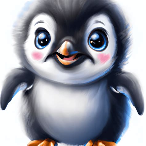 Stunning Penguin Baby Kawaii Cute Graphic Creative Fabrica