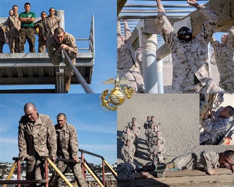 Usmc Recruits Take On Confidence Course