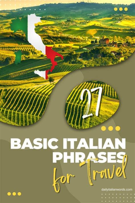 Learn These 27 Basic Italian Travel Phrases For Tourists Before