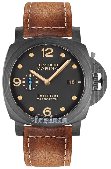 Pam00661 Carbotech Panerai Luminor Marina 44mm Mens Watch