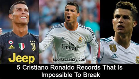 Cristiano Ronaldo Records That Is Impossible To Break