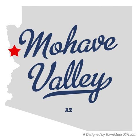 Map of Mohave Valley, AZ, Arizona