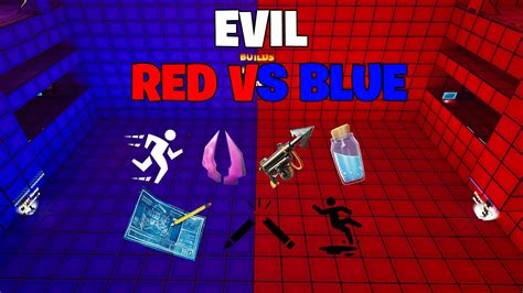 😈 Evil Red Vs Blue 💀 0865 3918 5436 By Oxxide Fortnite Creative Map