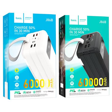 Купити Повербанк PowerBank Hoco J86B (60000mAh 22.5W), ціна 2109 ...