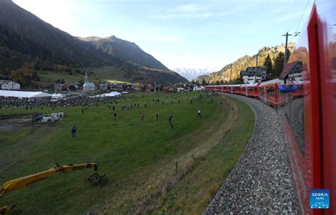 World S Longest Narrow Gauge Passenger Train In Switzerland Enters