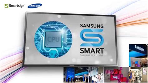 Smartsign Samsung Smart Signage Sssp Digital Signage Youtube