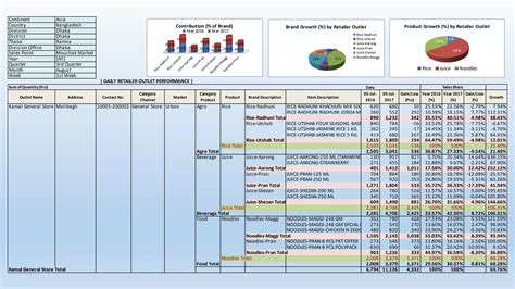 daily retailer outlet performance management system dropms ppsx