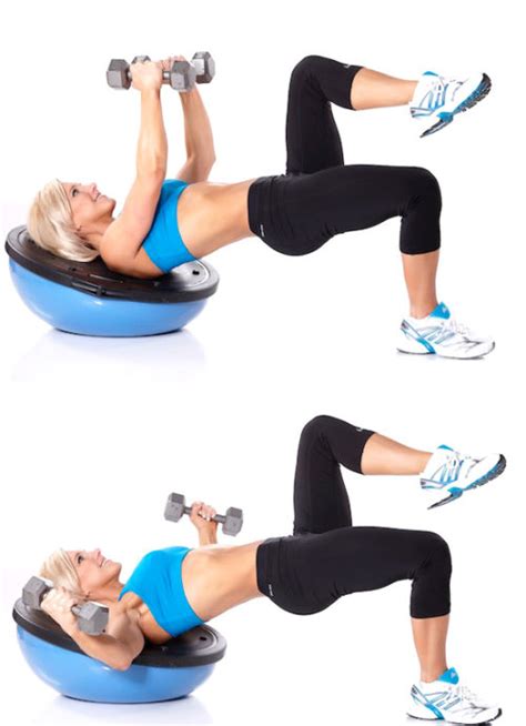 Dumbbell Fly With Glute Bridge Julie Lohre