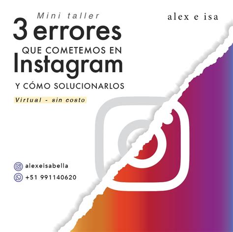 3 errores que cometemos en Instagram y cómo solucionarlos