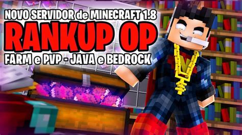 Novo Servidor De Rankup Op Raiz Spawners Maquinas E Farm Para