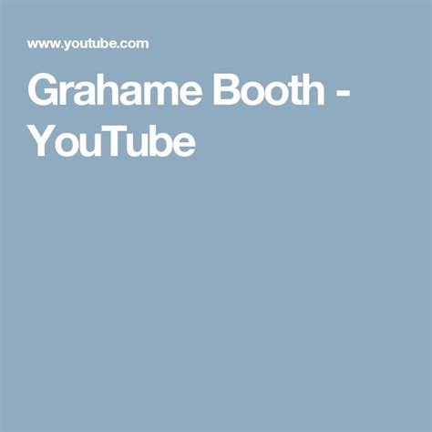 Grahame Booth Youtube Watercolor Techniques Art Painting Art