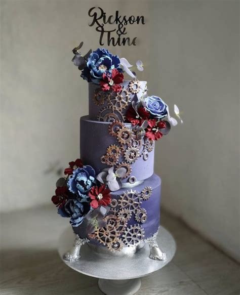 24 Best Purple Wedding Cake Ideas Kiss The Bride Magazine