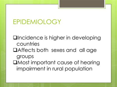 Chronic Suppurative Otitis Media Ppt