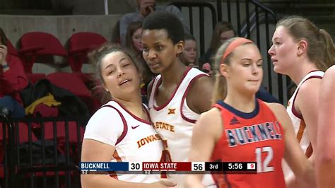 Iowa State Womens Basketball Highlights Vs Bucknell Youtube