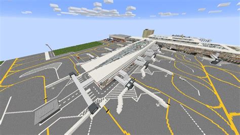 Giant Airport Minecraft Map