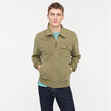 Jcrew Wallace And Barnes Heritage Fleece Deck Jacket For Men Mens