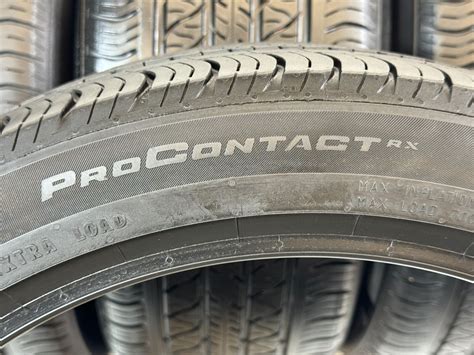 235 40R19 Tires Continental Pro Contact RX 96 W DOT 3 2021 Thread 5 32