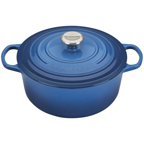 Le Creuset Qt Round Oyster Grey Enameled Cast Iron Signature