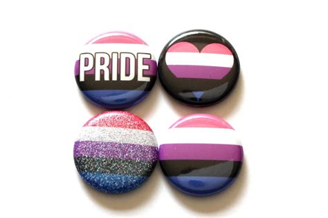 Genderfluid Pride Pins Glitter Genderfluid Pride Button Genderfluid Pride Magnets Genderfluid