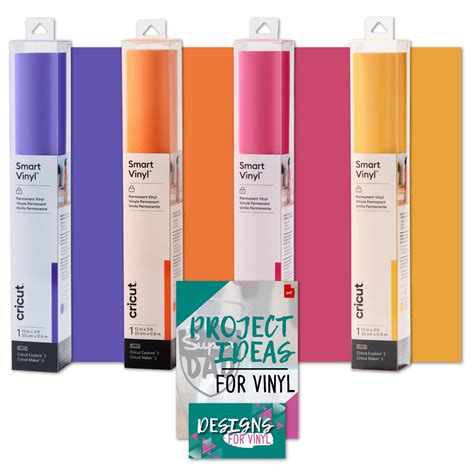 Buy Cricut Smart Permanent Vinyl Sunset Bundle Purple Orange Maize