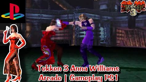 Tekken 3 Anna Williams Arcade And Ending Story Gameplay Ps1 Youtube