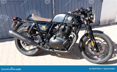 Royal Enfield Gt Continental Th Black Motorcycle Limited Edition