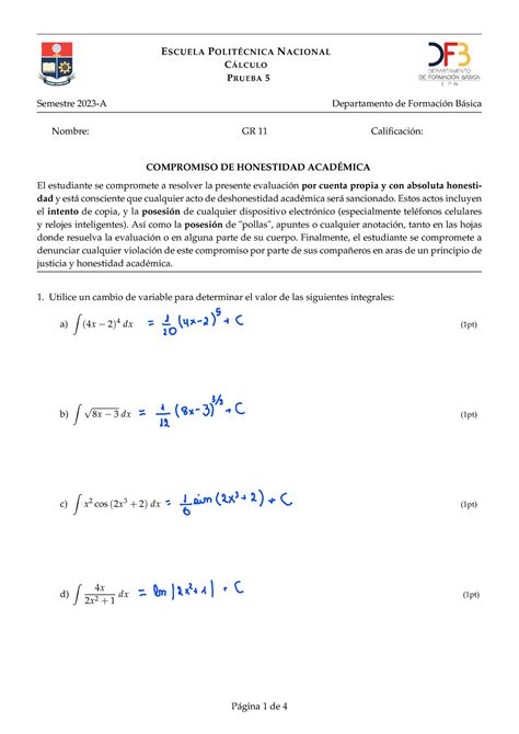 Correccion Prueba C A Escuela Polit Cnica Nacional C Lculo