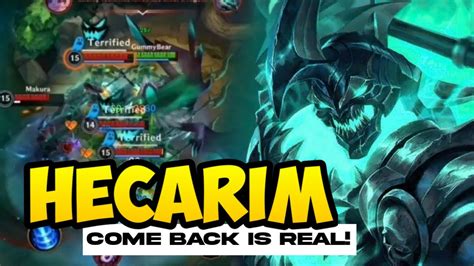 WildRift HECARIM JUNGLE COMEBACK IS REAL HECARIM JUNGLE GAMEPLAY IN