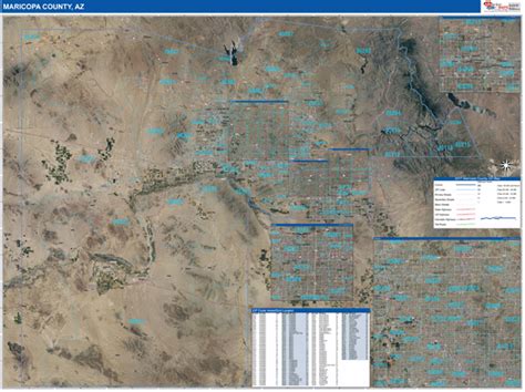 Maricopa Arizona Zip Code Map