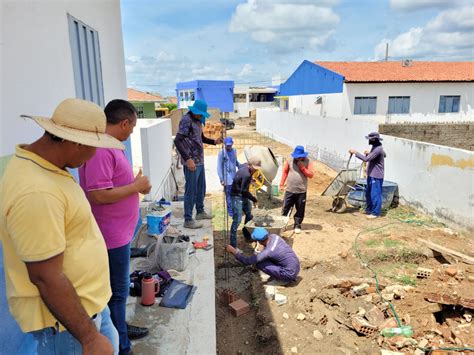 Prefeitura De Catingueira Inicia Amplia O Do Pr Dio Onde Funciona A