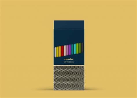 Free Pencil Packaging Label Mockup Freebies Mockup