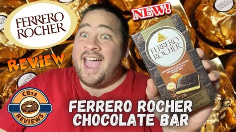 NEW Ferrero Rocher Dark Hazelnut Salted Caramel Chocolate Bar