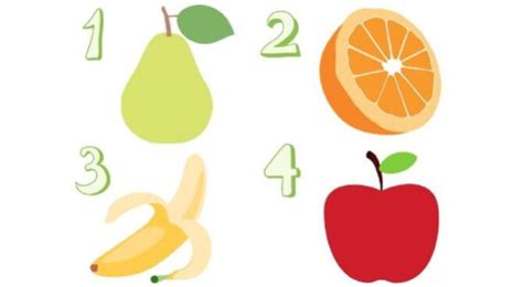 ¿cuál Es Tu Fruta Favorita Este Test Visual Determinará Si Eres Una Persona Cariñosa