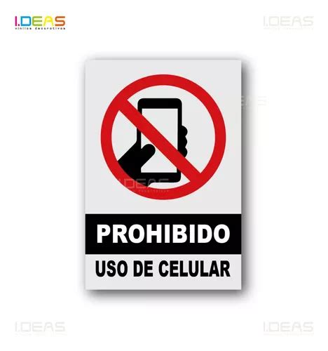 Señalamiento Prohibido Usar Celular Señal Meses Sin Intereses