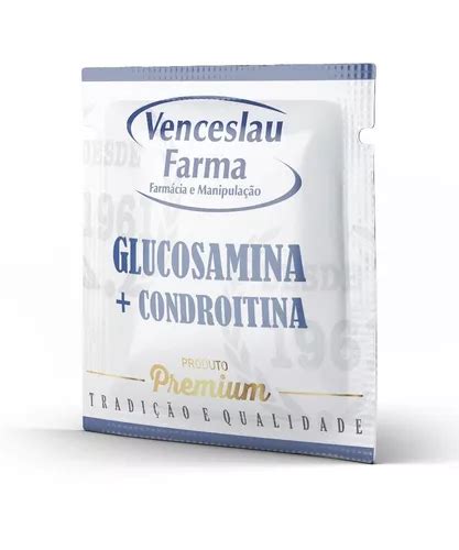 Glucosamina E Condroitina 1500 1200mg C 60 Sachês Frete grátis