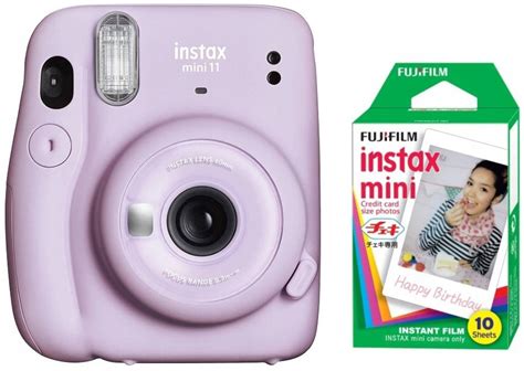 FUJIFILM Instax Mini 11 Fioletowy Wkład 10 szt Aparat niskie ceny